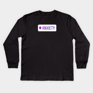 Anxiety Kids Long Sleeve T-Shirt